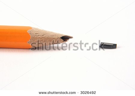 Broken Pencil Point Clipart Broken Pencil Point   Stock
