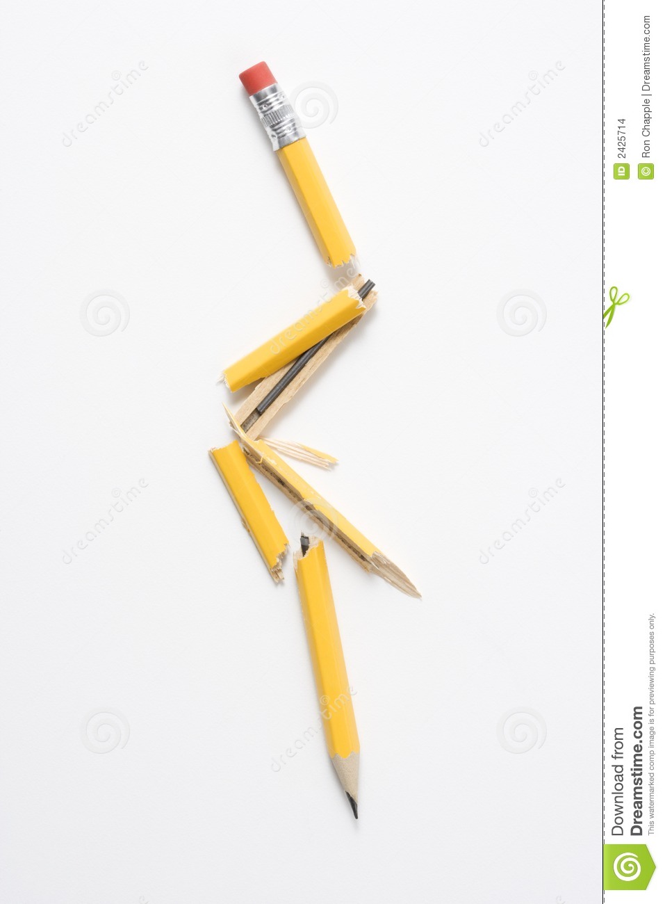 Broken Pencil  Stock Images   Image  2425714