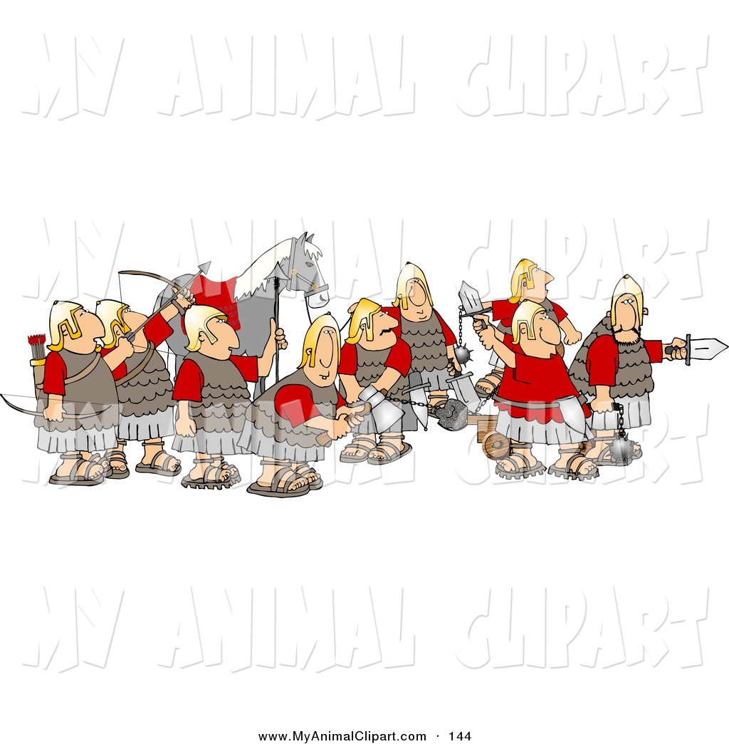 Clip Art Of A Roman Legion Armyroman Legion Army By Djart    144