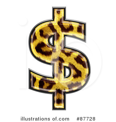 Dollar Symbol Clipart Illustration By Chrisroll   Stock Sample  87728