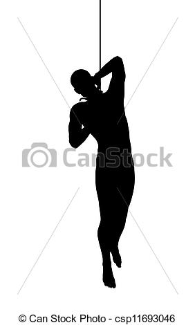 Drawing Of Hanging Man   Silhouette Of A Hanging Man For Horror And
