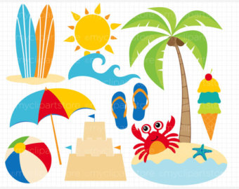 First Day Of Summer Clip Art Summer Clipart   A Day At The