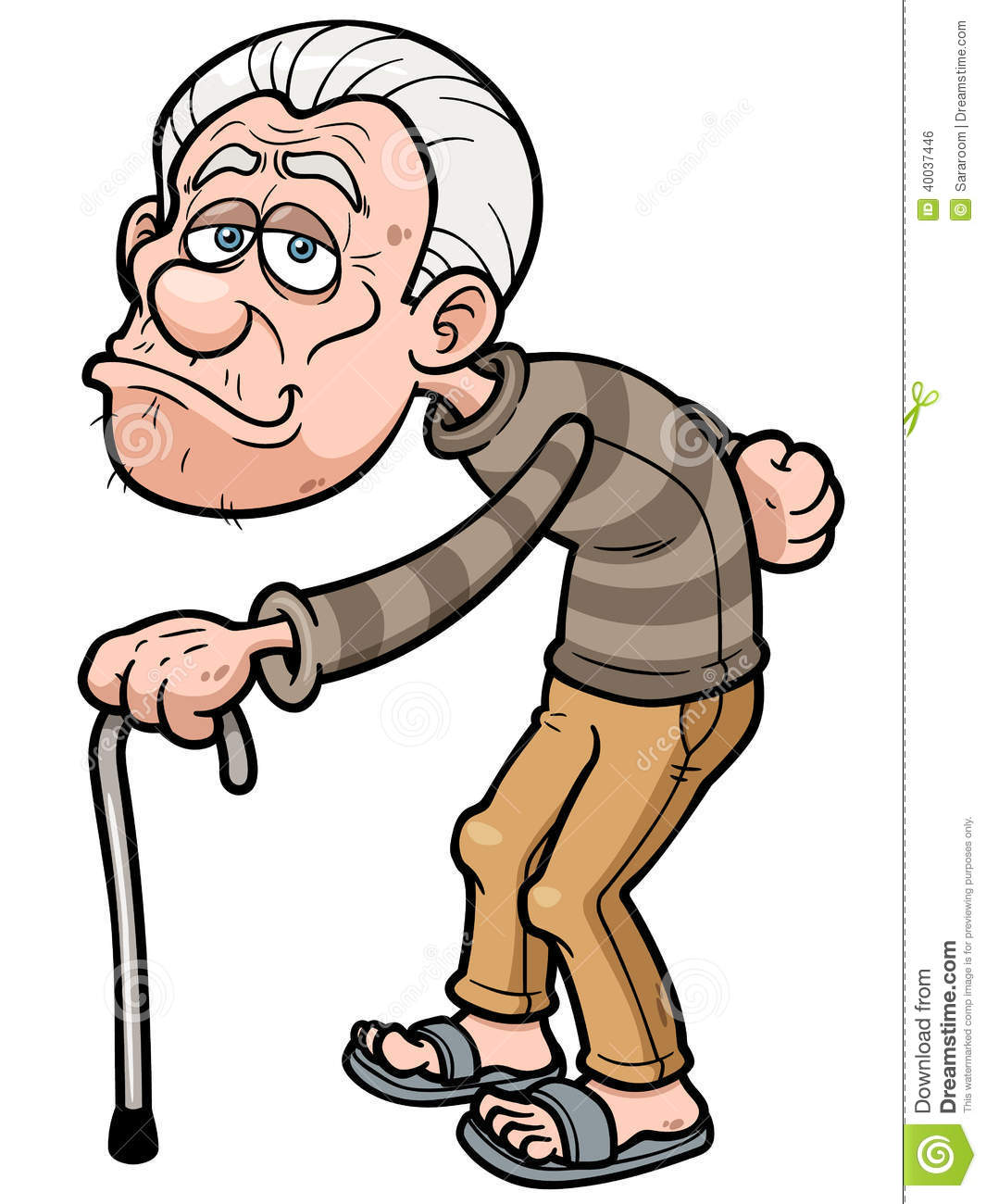 Old Man Stock Vector   Image  40037446