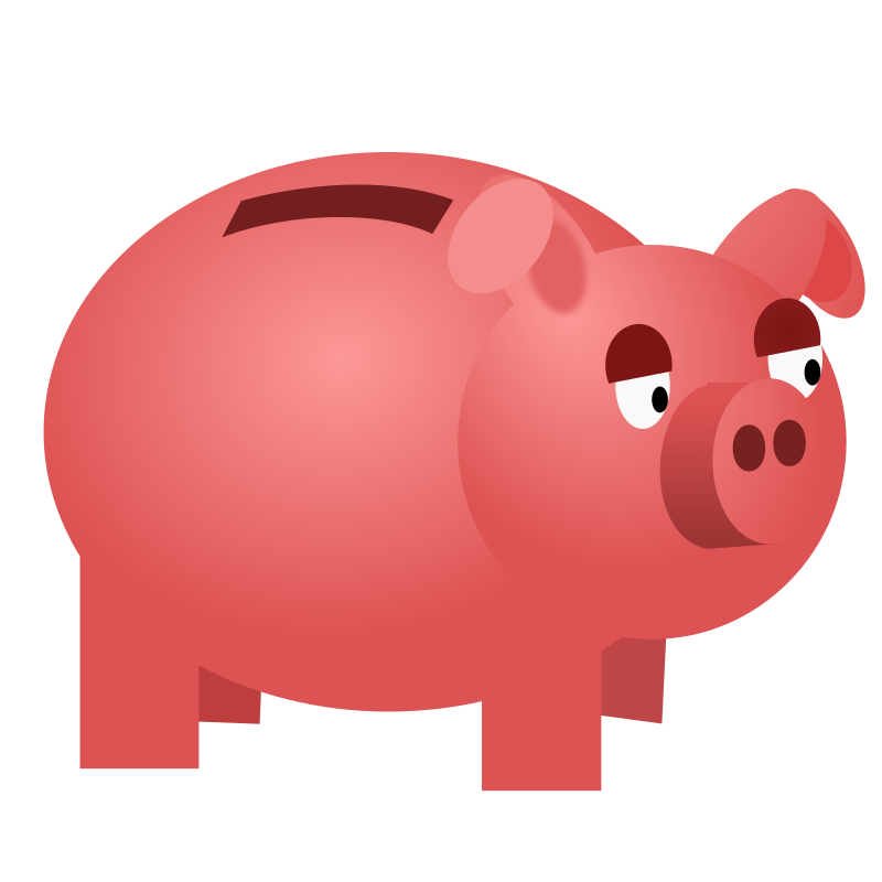 Piggy Bank By Vokimon   Cartoon Look Piggy Bank