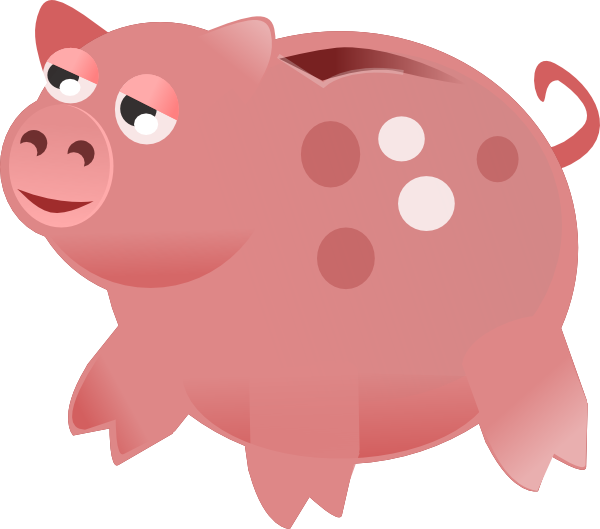 Piggy Bank Clip Art At Clker Com   Vector Clip Art Online Royalty