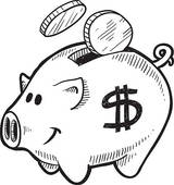 Piggy Bank Illustrations And Clipart  3510 Piggy Bank Royalty Free