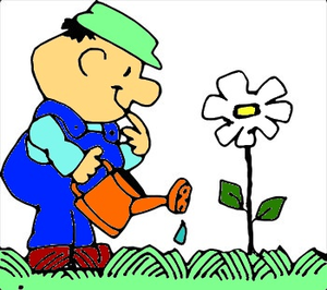 Planting Flower   Free Images At Clker Com   Vector Clip Art Online    