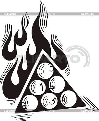 Pool Flame     Vector Images Com