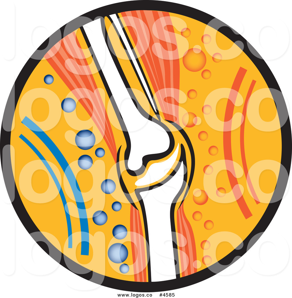Royalty Free Knee Joint Logo Clipart By Dero    4585