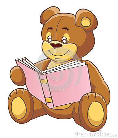 Royalty Free Reading Bear