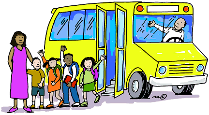     Schools Is Eligible To Ride The School Bus To And From School