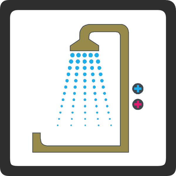 Shower Symbol Clip Art At Clker Com   Vector Clip Art Online Royalty
