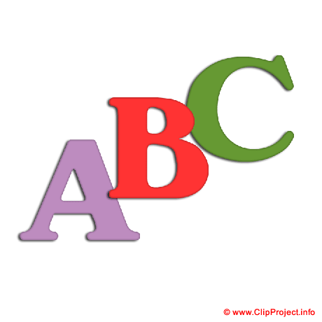 Alphabet Clipart F R Schule