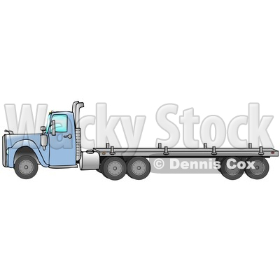 Bed In Profile Driving To The Left Clip Art Illustration   Dennis