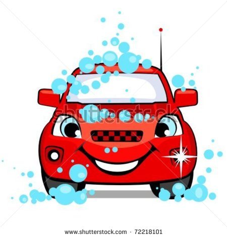 Car Wash Clipart Black And White Stock Vector The Car On A Car Wash