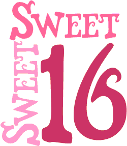 Click Sweet 16 Clip Art Sample Above To Enlarge