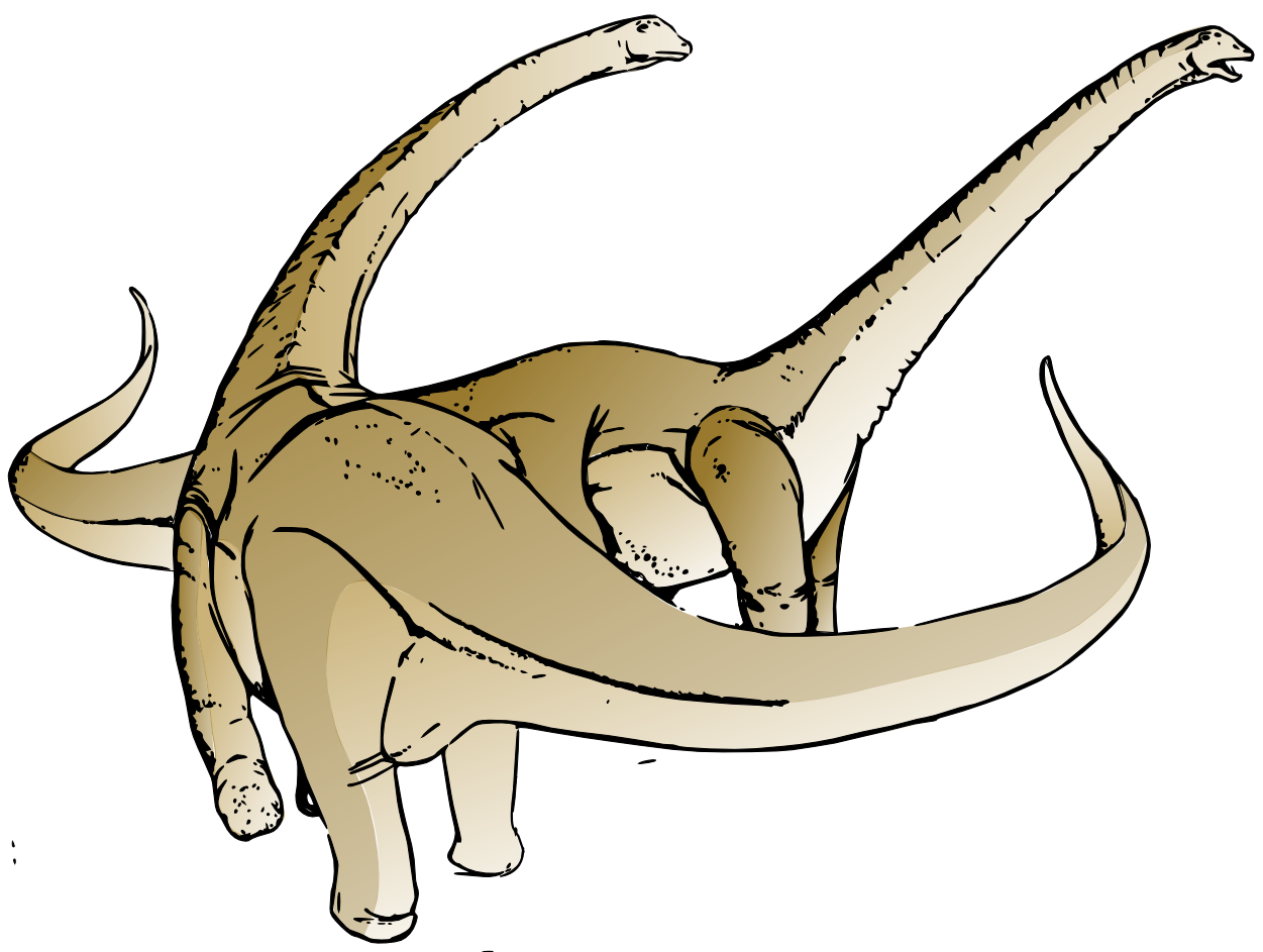 Dinosaur Alamosaurus Clip Art