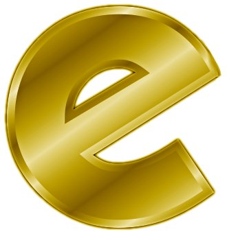 Free Gold Letter E  Clipart   Free Clipart Graphics Images And Photos    