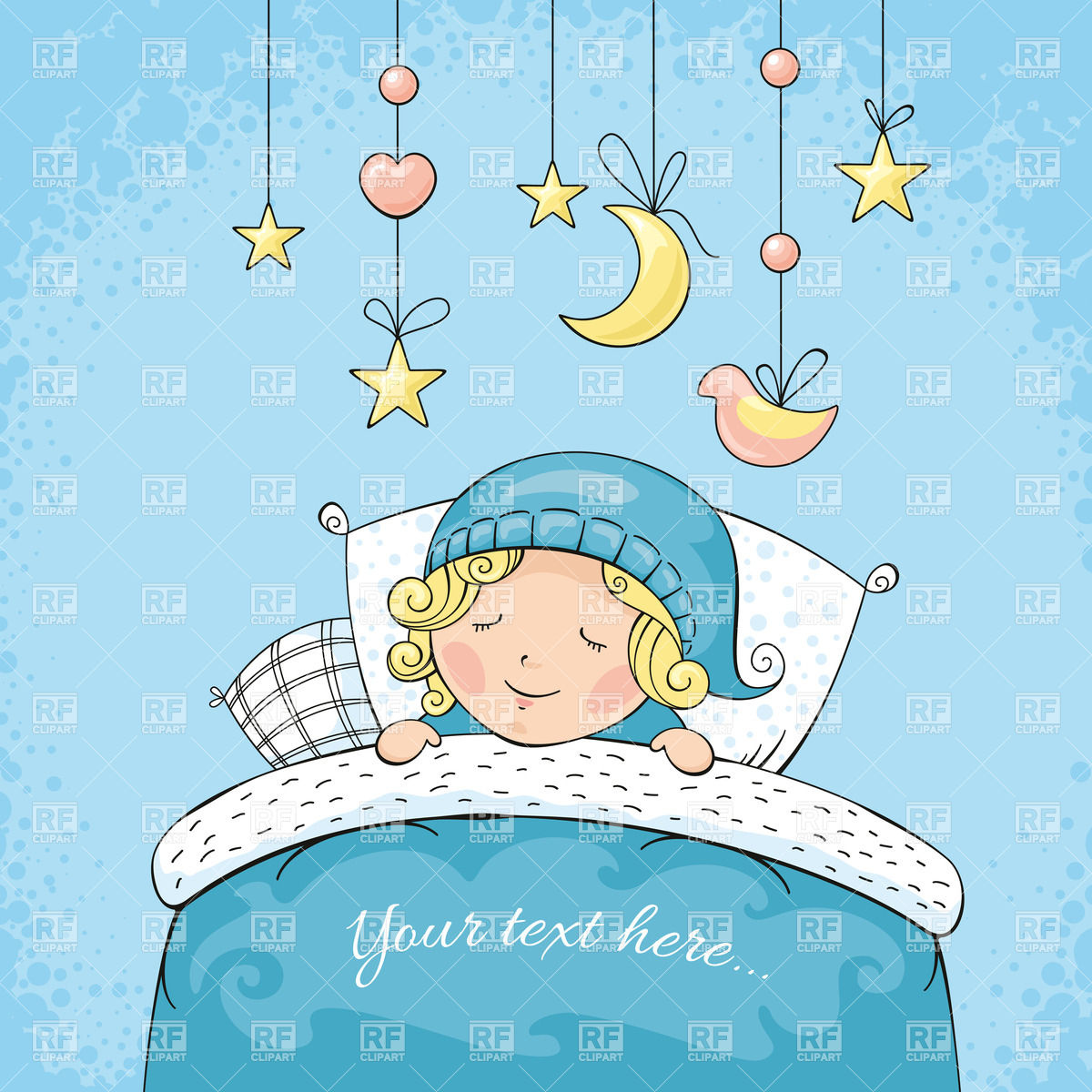     In The Bed 37946 Holiday Download Royalty Free Vector Clipart  Eps