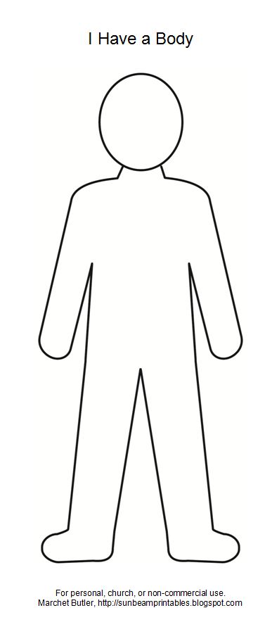My Body Parts Clipart