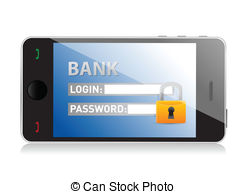 Online Banking Illustrations And Clip Art  7252 Online Banking