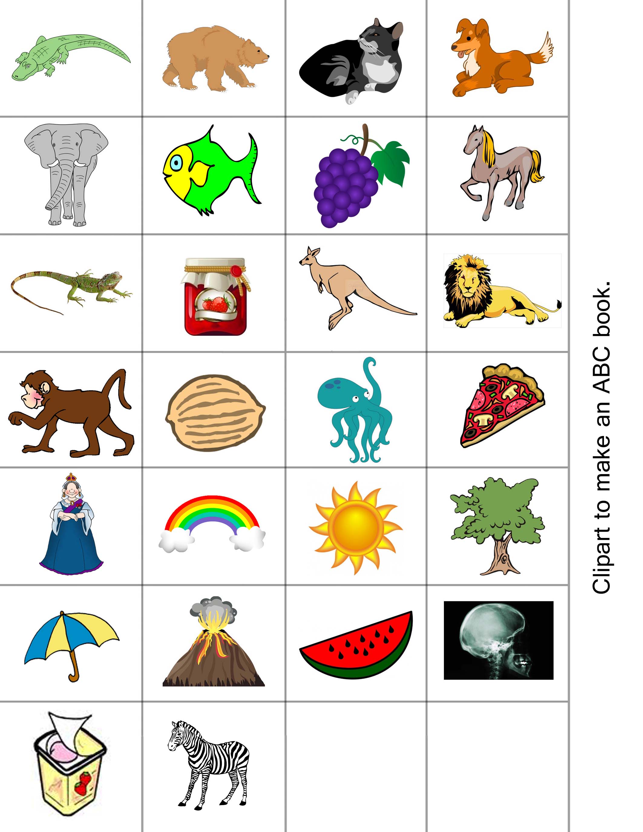 Print Out The Free Printable Abc Clipart  