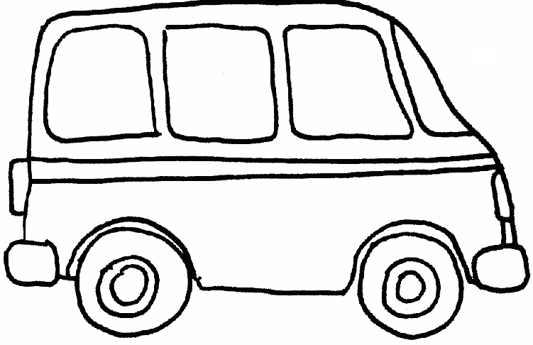 Van Coloring Pages   Clipart Panda   Free Clipart Images