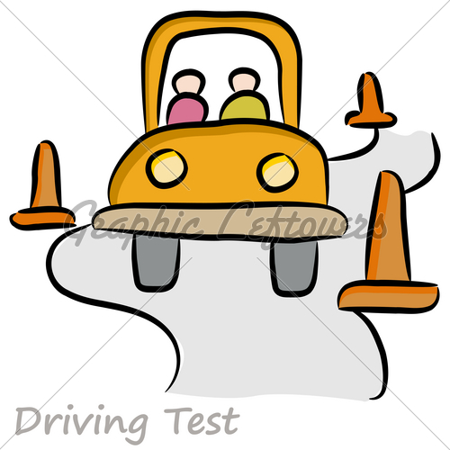 An Image Of A Driver Taking A Driving Test