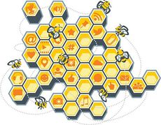Bee Hive Clipart And Illustrations