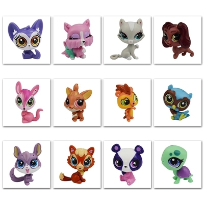 Birthday Gifts Littlest Pet Shop Toys With Logo Lps Brinquedos Pet    