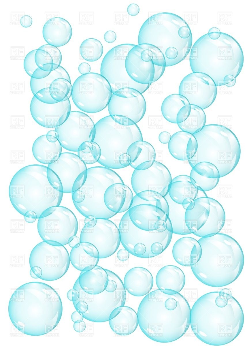 Blue Bubbles Download Royalty Free Vector Clipart  Eps