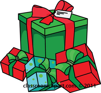 Christmas Clipart   Group Christmas Presents   Classroom Clipart