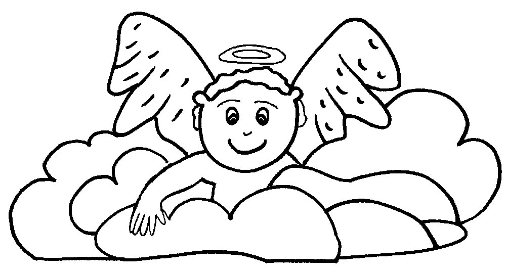 Coloring Pages Angelsangel Clipart Angel Art Works Angelic Arts    