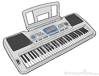Electric Keyboard Clipart Electronic Musical Keyboard Synth 17897971