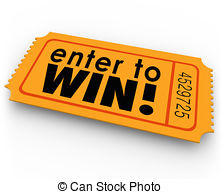 Enter To Win Raffle Ticket Winner Lottery Jackpot   Enter To