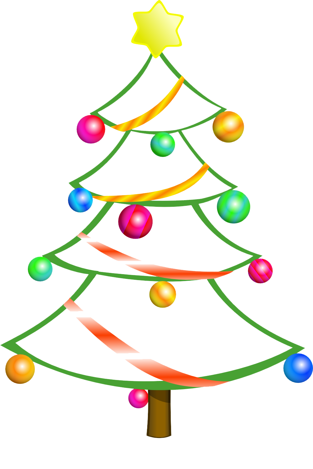 Free To Use   Public Domain Christmas Tree Clip Art   Page 3
