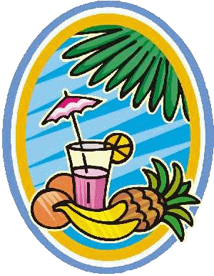 Hawaiian Party  Luau  Clip Art