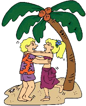Hawaiian Party  Luau  Clip Art