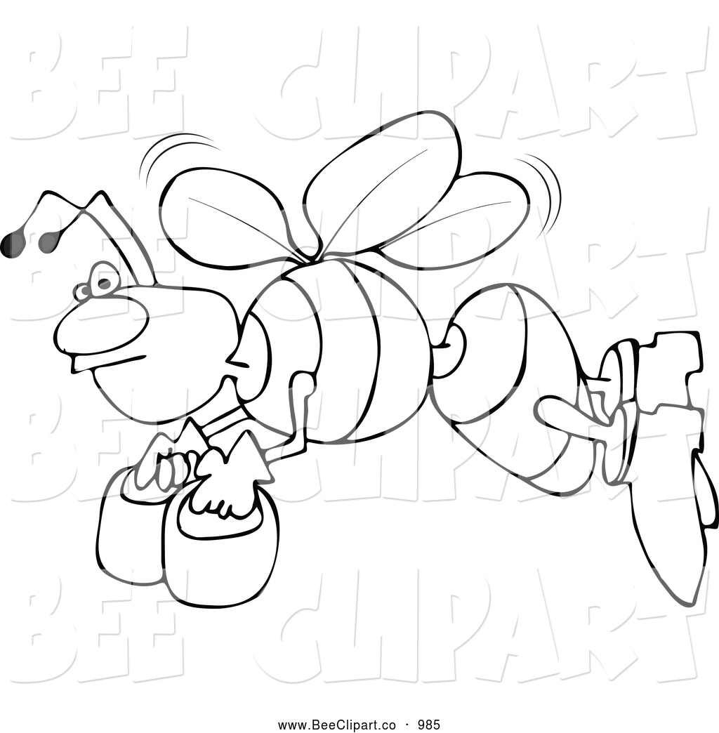 Ideas Bumble Bee Clip Art Black And White Bee Clip Art Baby Bumble Bee