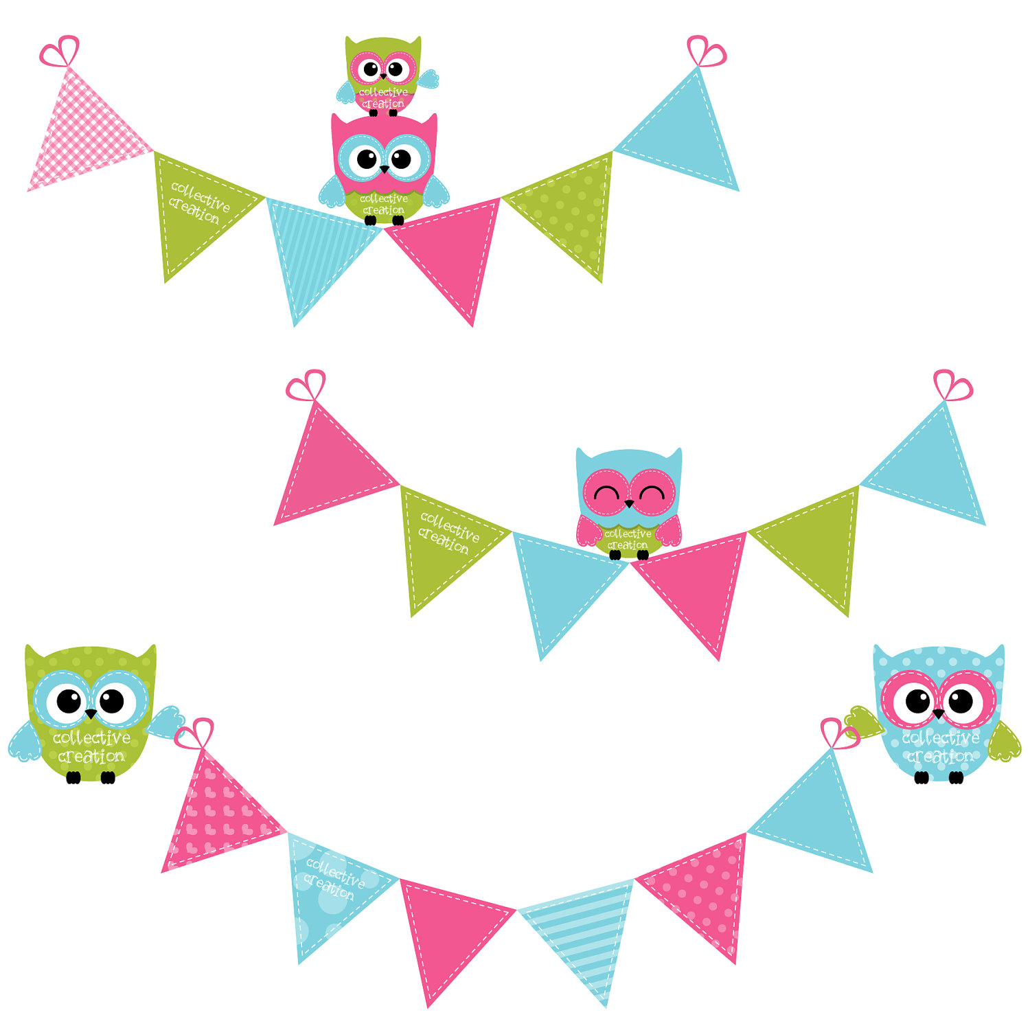Pastel Bunting Clipart   Clipart Panda   Free Clipart Images
