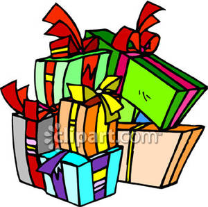  Presents Clipart Pile Of Christmas Presents Royalty Free Clipart    