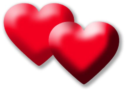 Two Hearts Design Heart Designs Clipart