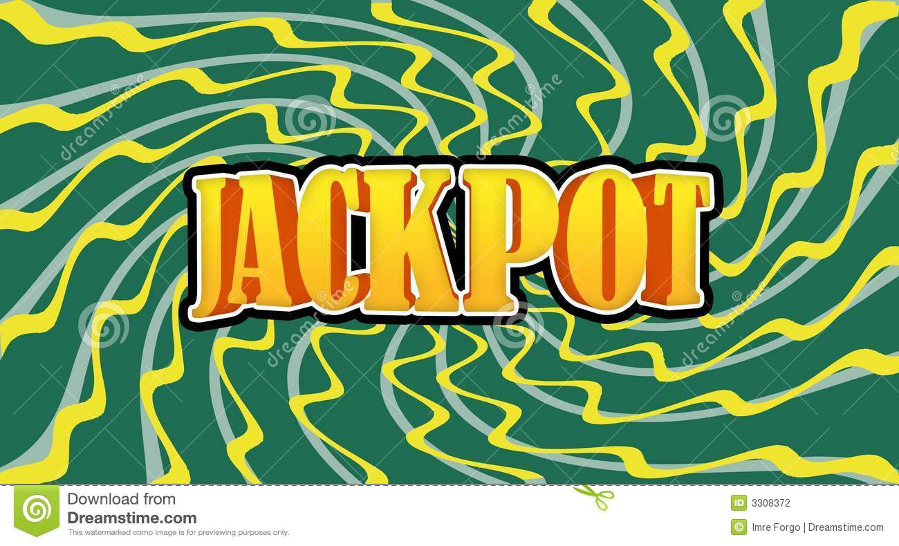 Vegas Slot Machine Jackpot With Retro Background