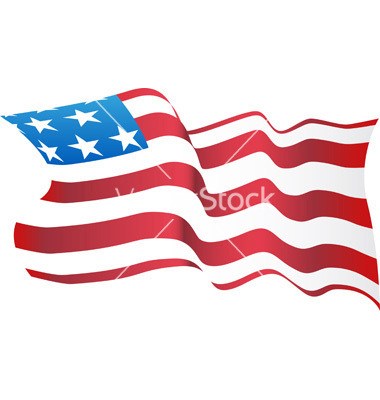 American Stars Flag Pattern Stock Vector Clipart American Stars Flag