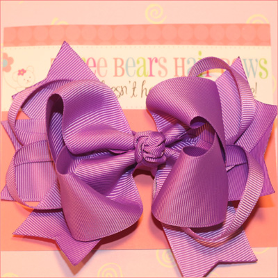 Boutique Hair Clips Boutique Purple Baby Bow Purple Boutique Style