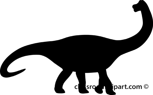 Brachiosaurus Silhouette Silhouettes