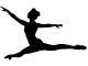 Leaping Dancer Dance Clipart