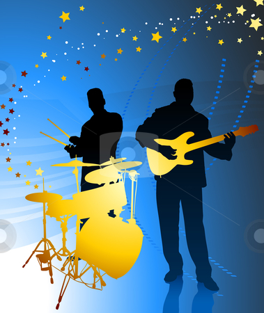 Live Music Band Stock Vector Clipart Live Music Band Original Vector    