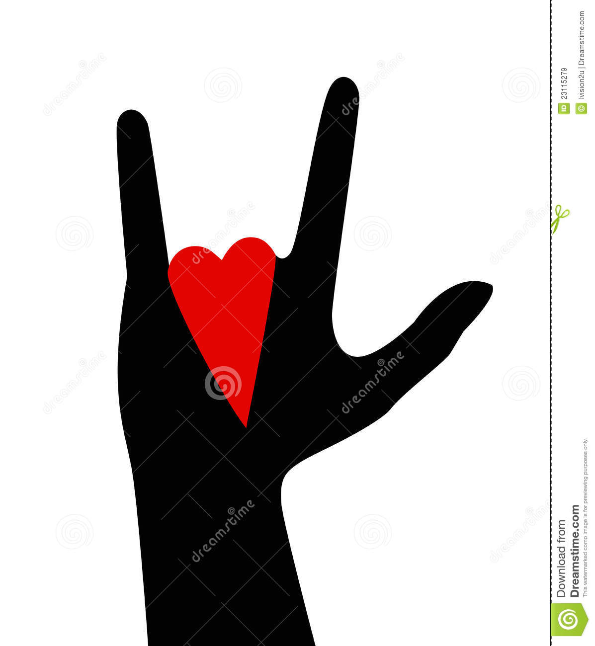 Of Hand  The Hand Gesture To Represent The Expression I Love You