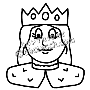 Queen Clip Art Black And White